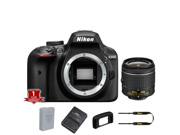 Nikon D3400 DSLR Camera Body Only Black International Model with 18 55mm AF P VR Lens Kit