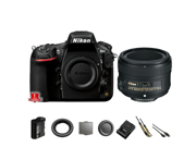 Nikon D810 DSLR Camera Body Only International Model with 50mm f 1.8G Lens Kit