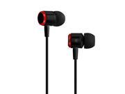 MAXROCK Metal Headphones With Mic for Cellphones Tablets and 3.5mm Jack Player Black