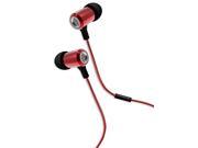 MAXROCK Wired In ear Nosie Isolating Headphones with Mic to Take Call for Most Cell Phones and Music Choose for Iphone 4 4s 5 5s 6 Ipad RED