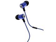 MAXROCK Wired In ear Nosie Isolating Headphones with Mic to Take Call for Most Cell Phones and Music Choose for Iphone 4 4s 5 5s 6 Ipad Samsung HTC... Blue