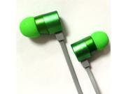 Topking Original water drop design metral earphone green color headphones handsfree earbuds with superbass sound quality 3.5 mm stereo plug bulid in micphone he