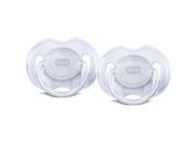 Philips Avent Translucent Pacifier 0 6 Months 2 pack Clear