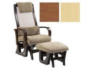 Dutailier Matrix Glider and Ottoman in Harvest With Cushion 4164