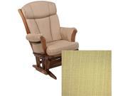 Dutailier 908 Series Maple Multiposition Reclining Glider W Lock in Harvest With Cushion 5115