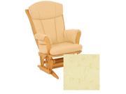 Dutailier 908 Series Maple Multiposition Reclining Glider W Lock in Natural With Cushion 4029