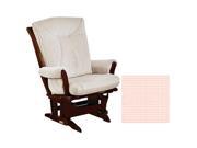 Dutailier Grand Chair Multiposition Reclining 912 Glider in Cherry W Cushion 5049