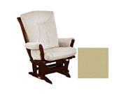 Dutailier Grand Chair Multiposition Reclining 912 Glider in Cherry W Cushion 4030
