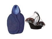 Maxi Cosi Mico Infant Seat Footmuff With Rain Shield Lapis Blue