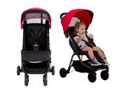 Mountain Buggy Nano Stroller With Storm Cover and Sun Cover Ruby