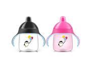 Philips Avent My Penguin Sippy Cup Pink 9 Ounce Pack of 2