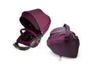 Stokke Xplory Seat Complete with V4 Shopping Bag Purple