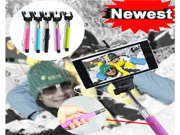Z07 5 plus Extendable Handheld Monopod Audio cable wired Selfie Stick take photos for IOS Android smart phone
