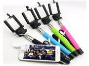 Z07 5S Extendable self selfie Monopod Cable Selfie Stick Camera Tripod Monopod for iPhone 4 5 6 Samsung LG Android smartphone
