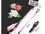 New universal Wired Selfie Stick Handheld Monopod with Fold Holder for iphone6 samsung galaxy s6 IOS Android Smartphone