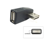 USB 2.0 bend around 90 degrees in A male to A female male the female connector extension both direction