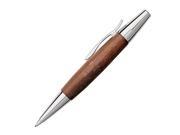 Faber Castell Emotion Wood and Polished Chrome Brown Ballpoint Pen