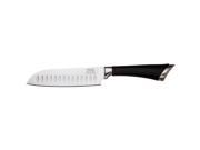 Chicago Cutlery 1109961 Fusion II Partoku Knife Black and Silver Stainless Steel 5in Blade Length
