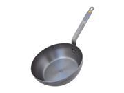 DeBuyer 5614 32 Mineral B Element Country Cheff Iron Pan 12.4in Round Silver Grey