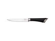 Chicago Cutlery 1109960 New Fusion Utility Knife Stainless Steel Blade with Black Poly Handle 5in Knife