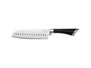 Chicago Cutlery 1109958 New Fusion Santoku Knife Soft Grip Handle and Stainless Steel Blade 7in Knife