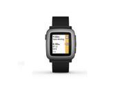 Pebble Time Smartwatch 501 00020 Digital Display Black Watch