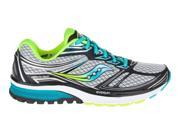 Saucony S10297 1 Guide 9 Narrow Running Shoes Grey Blue Citron US 8