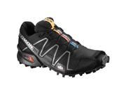 Salomon L32784500 095 Women s Speedcross 3 Trail Running Shoe Black Black Silver Mettalic X 9.5 US
