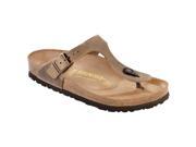 Birkenstock 943811 Women s Gizeh Oiled Leather Thong Sandals Tobacco Brown 36 M EU