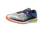 Saucony S20290 1 080 Men s Triumph ISO 2 Running Shoes Blue Silver Slime 8 D US