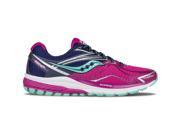 Saucony S10318 3 065 Women s Ride 9 Running Shoe Purple Blue Mint 6.5 M US