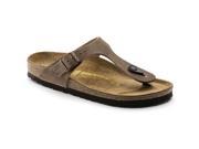 Birkenstock 943813 Women s Gizeh Oiled Leather Thong Sandals Tabacco Brown 39 N EU
