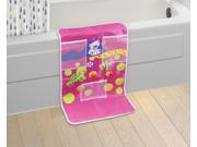 Cushioned Non Skid Baby Bath Time Kneeling Pad w Toy Pockets Pink