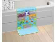 Cushioned Non Skid Baby Bath Time Kneeling Pad with Toy Pockets BLUE
