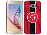 Coveroo Samsung Galaxy S6 Black Thinshield Case with New Jersey Devils Jersey Stripe Design