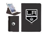 Coveroo Apple iPad Mini 4 Black Folio Case with Los Angeles Kings Primary Logo Color Design