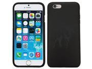 Coveroo Apple iPhone 6 6s Black Guardian Case with Framingham Mascot Laser Engraved Design
