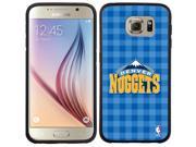 Coveroo Samsung Galaxy S6 Black Guardian Case with Denver Nuggets Plaid Print Full Color Design