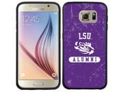 Coveroo Samsung Galaxy S6 Black Guardian Case with LSU Alumni 1 Full Color Design