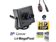 1280*720p 1.0 Megapixel Mini IP Camera Mini Hidden Network Camera Onvif P2P 12VDC