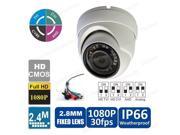 All in One Solution AHD CVI TVI Analog HD 1080P 18PCS IR LED Indoor Outdoor Security Dome Camera
