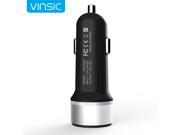 Car Charger Vinsic® Portable 24W 4.8A Dual Port USB Car Charger Cigarette Charger for iPhone 6 6s plus 5 5s iPad Samsung Galaxy S6 S5 Note 3 Nexus Smart Ph