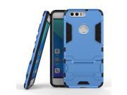 Olen Huawei Honor 8 Case TPU and PC 2 in 1 Kickstand Protective Cover Finish Case for Huawei Honor 8 Case Blue