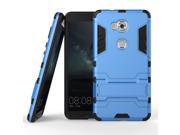 Olen Huawei Honor 5X Case TPU and PC 2 in 1 Kickstand Protective Cover Finish Case for Huawei Honor 5X case Blue