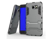 Olen Armor Series Samsung Galaxy N9200 Note 5 Case TPU and PC 2 in 1 Kickstand Protective Cover Finish Case for Samsung Galaxy N9200 Note 5 Gray