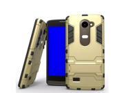 Olen Armor Series LG C40 Case TPU and PC 2 in 1 Kickstand Protective Cover Finish Case for LG C40 Gold
