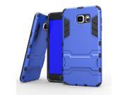 Olen Armor Series Samsung Galaxy G9200 S6 Case TPU and PC 2 in 1 Kickstand Protective Cover Finish Case for Samsung Galaxy G9200 S6 Blue