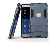 Olen Armor Series One Plus X Case TPU and PC 2 in 1 Kickstand Protective Cover Finish Case for One Plus X Blue Black