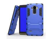 Olen Armor Series LG G4 Note Case TPU and PC 2 in 1 Kickstand Protective Cover Finish Case for LG G4 Note Blue