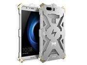 Olen Thor Series Case Aviation Aluminum Anti scratch Strong Protection Metal Case for Huawei Honor V8 Silver